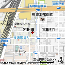 岡山県岡山市北区岩田町5-21周辺の地図