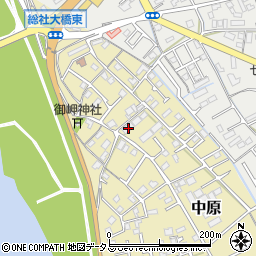 岡山県総社市中原861-1周辺の地図