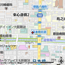 萬福園 マンフクエン 宗右衛門町周辺の地図