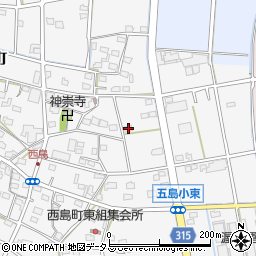 静岡県浜松市中央区西島町275周辺の地図
