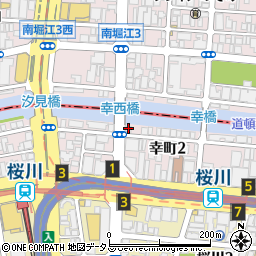 レヂトン大阪支店周辺の地図