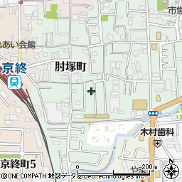 奈良県奈良市肘塚町168-2周辺の地図