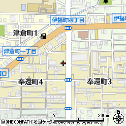 岡山西警察署奉還町交番周辺の地図
