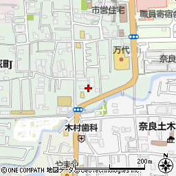 奈良県奈良市紀寺南方町周辺の地図