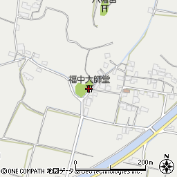 福中大師堂周辺の地図