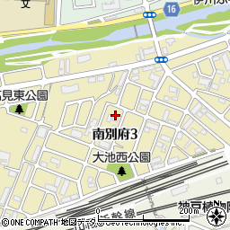 兵庫県神戸市西区南別府周辺の地図