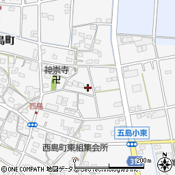 静岡県浜松市中央区西島町233周辺の地図