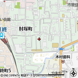 奈良県奈良市肘塚町170-32周辺の地図