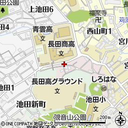 池田寺町ハウス周辺の地図