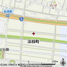 静岡県浜松市中央区法枝町1072周辺の地図