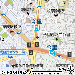 アパマンショップ　今里店周辺の地図