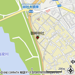 岡山県総社市中原965-1周辺の地図
