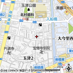 吉川酒店周辺の地図