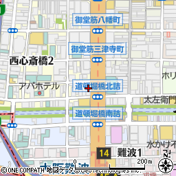 韓国料理 1943 イルグササム 難波店周辺の地図