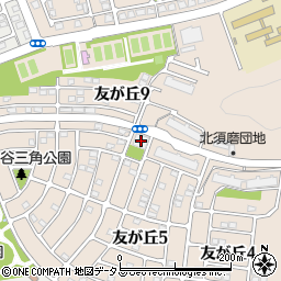 すこやか友が丘周辺の地図