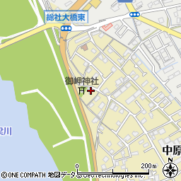 岡山県総社市中原965-4周辺の地図