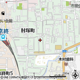 奈良県奈良市肘塚町170-11周辺の地図