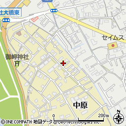 岡山県総社市中原841-64周辺の地図