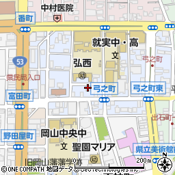 弓之町ＡＹＡマンション周辺の地図