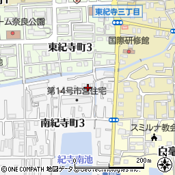萩ケ丘ハイツＢ棟周辺の地図
