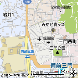 岡山県岡山市北区葵町2-23周辺の地図