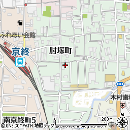奈良県奈良市竹花町周辺の地図