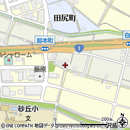 静岡県浜松市中央区米津町233周辺の地図