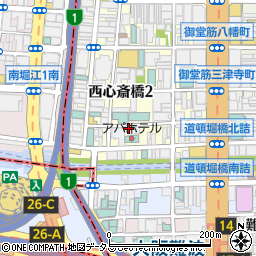 PNPなんば心斎橋【車高155cmまで/ハイルーフ不可】周辺の地図