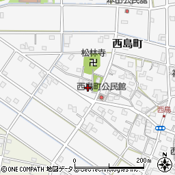 静岡県浜松市中央区西島町639周辺の地図