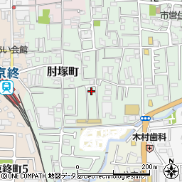 奈良県奈良市肘塚町170-7周辺の地図