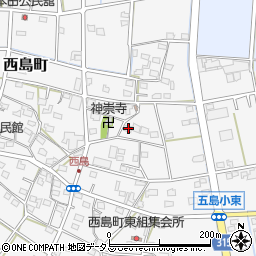 静岡県浜松市中央区西島町236周辺の地図