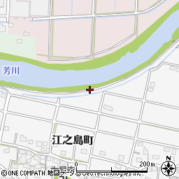 静岡県浜松市中央区江之島町周辺の地図
