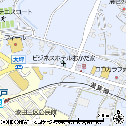 ビジネスホテルおかだ家田原周辺の地図