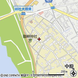 岡山県総社市中原972-10周辺の地図