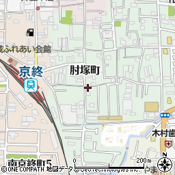 奈良県奈良市肘塚町194周辺の地図