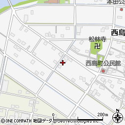 静岡県浜松市中央区西島町763周辺の地図