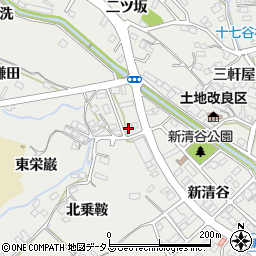 愛知県田原市田原町新清谷15周辺の地図