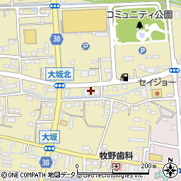 しづ子美容室　オリー掛川大坂店周辺の地図