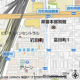 岡山県岡山市北区岩田町5-7周辺の地図