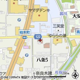 奈良市消防局　救急課周辺の地図
