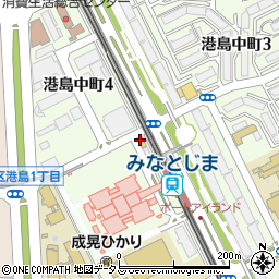 ファミリーマートみなとじま駅前店周辺の地図