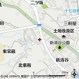 愛知県田原市田原町新清谷16周辺の地図
