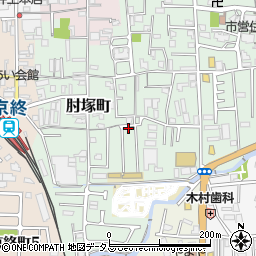 奈良県奈良市肘塚町170-17周辺の地図