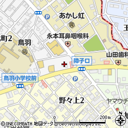 ごちそう村西明石店周辺の地図