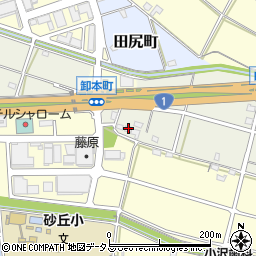 静岡県浜松市中央区米津町234周辺の地図