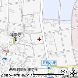 静岡県浜松市中央区西島町276周辺の地図