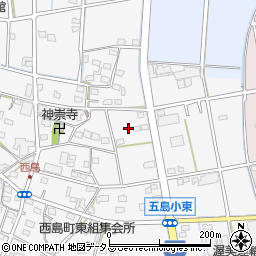 静岡県浜松市中央区西島町277周辺の地図
