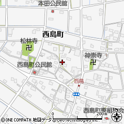 静岡県浜松市中央区西島町574周辺の地図