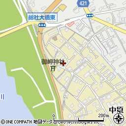 岡山県総社市中原972-8周辺の地図