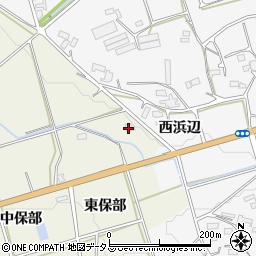愛知県豊橋市高塚町（東保部）周辺の地図